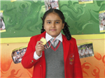 Harprabh Kaur. First all UP in Cyber Olympiad.